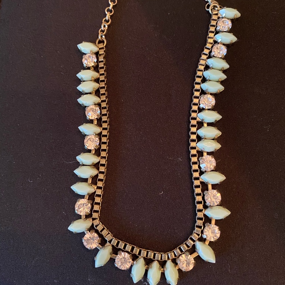 Mint green/blue necklace